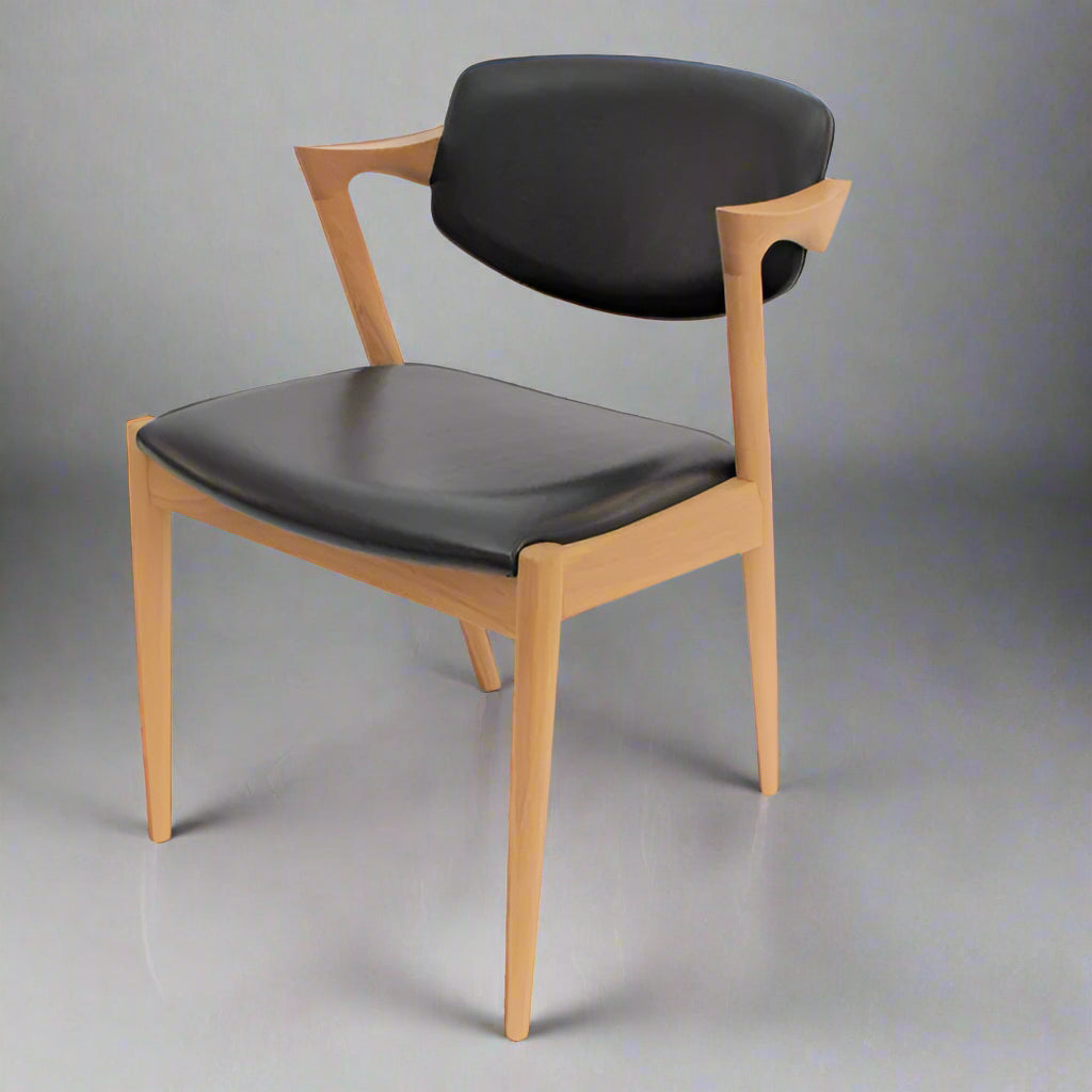 Sky Dining Chair (CH9267) - Custom Solid Wood American Oak Dining Chair Mid-Century Architect-Inspired Scandinavian Minimalist picket and rail