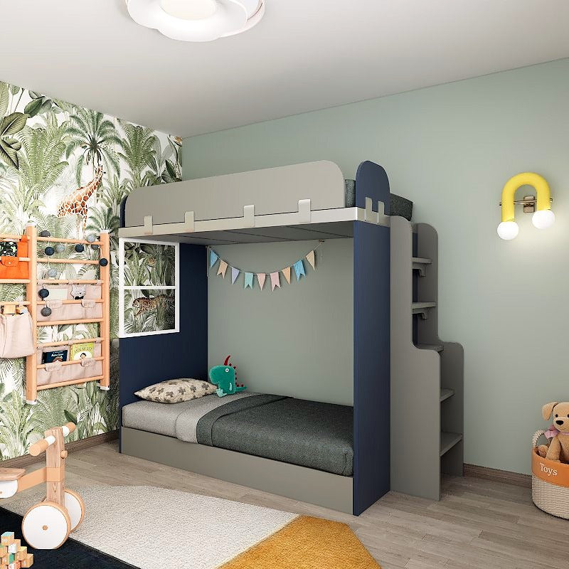 SOGAL Customized Bunk Bed with Tatami Platform Bed- BBTL-1 picket and rail