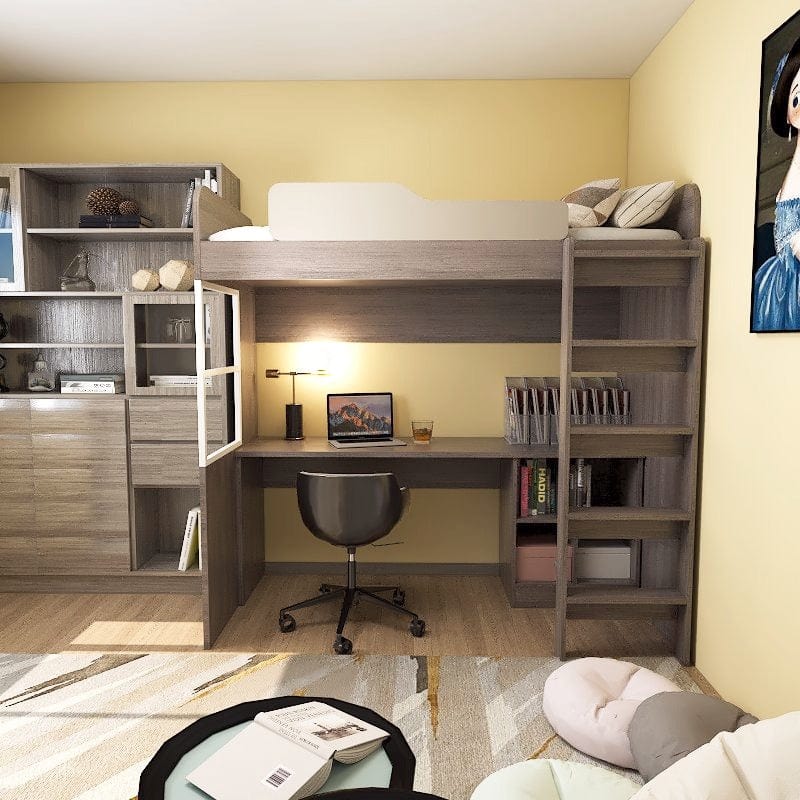 SOGAL Customized Bunk Bed with Study - BBLS1 - P&R Custom Furniture ...