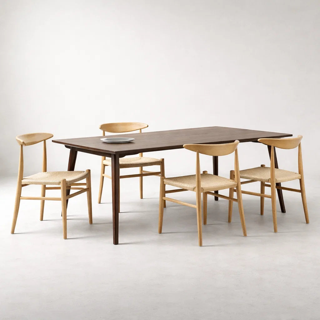 Sanders + Oxley Custom American Solid Wood Dining Set