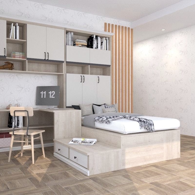Study Room With Storage Cabinet Study Room Interior Design In