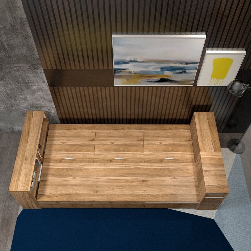 Tatami Storage Fabric Sofa / Daybed Picket&Rail Custom Sofas & Furniture