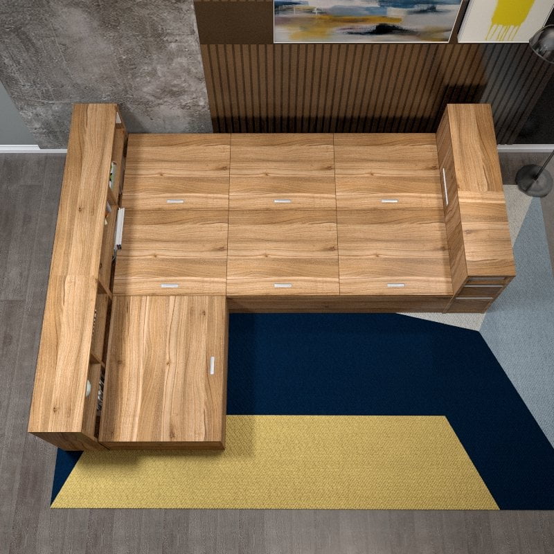 Tatami Storage Fabric Sofa / Daybed Picket&Rail Custom Sofas & Furniture