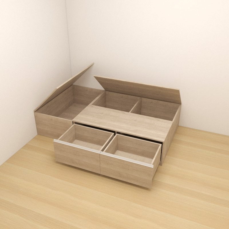 Dartmouth youth sideway platform bed with drawer on sale