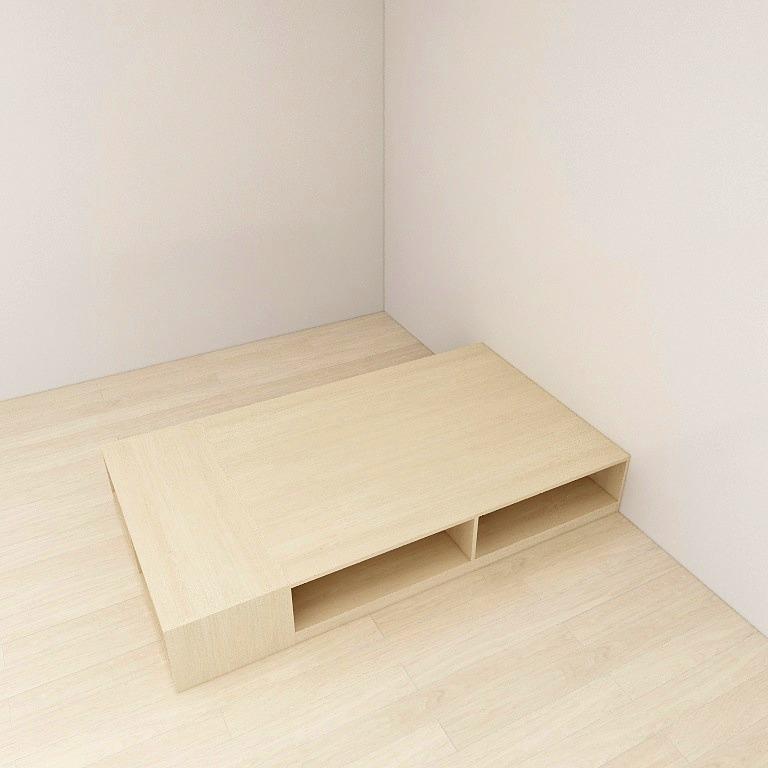 Tatami Super Single Storage Bed 6Open Shelves Assorted Colors (TSS11