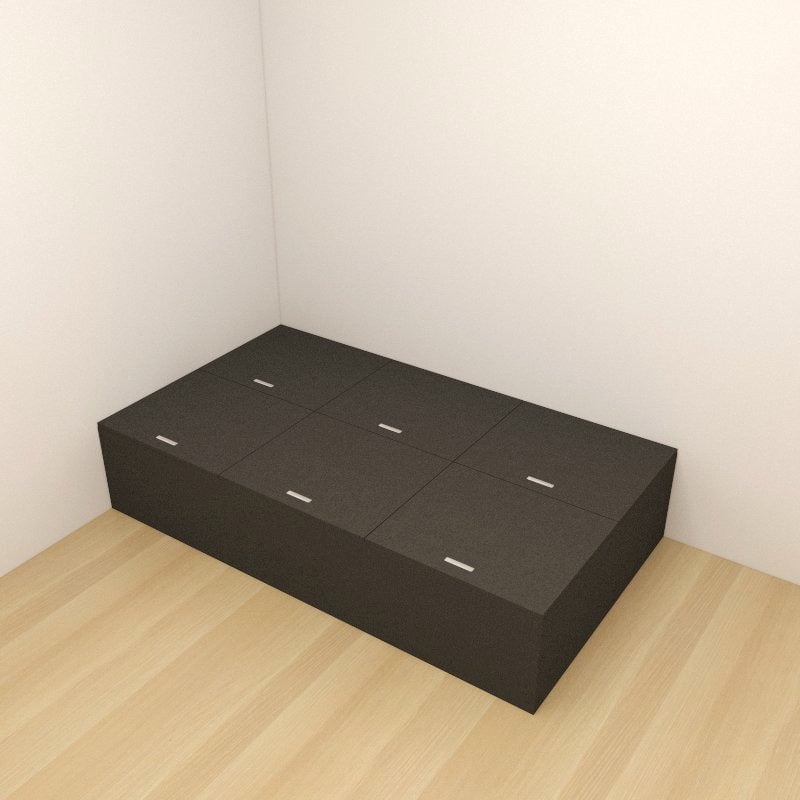 Tatami Super Single Storage Bed 6Top Swing Door Assorted Colors