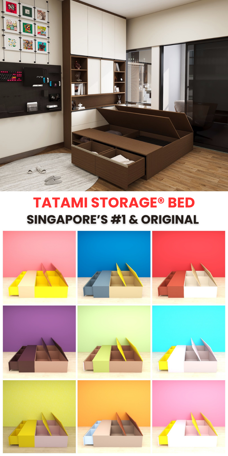 picketandrailtatamibed