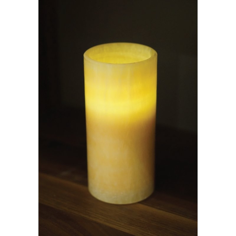 Unscented LED Candle, Medium (AB-39115) picket and rail