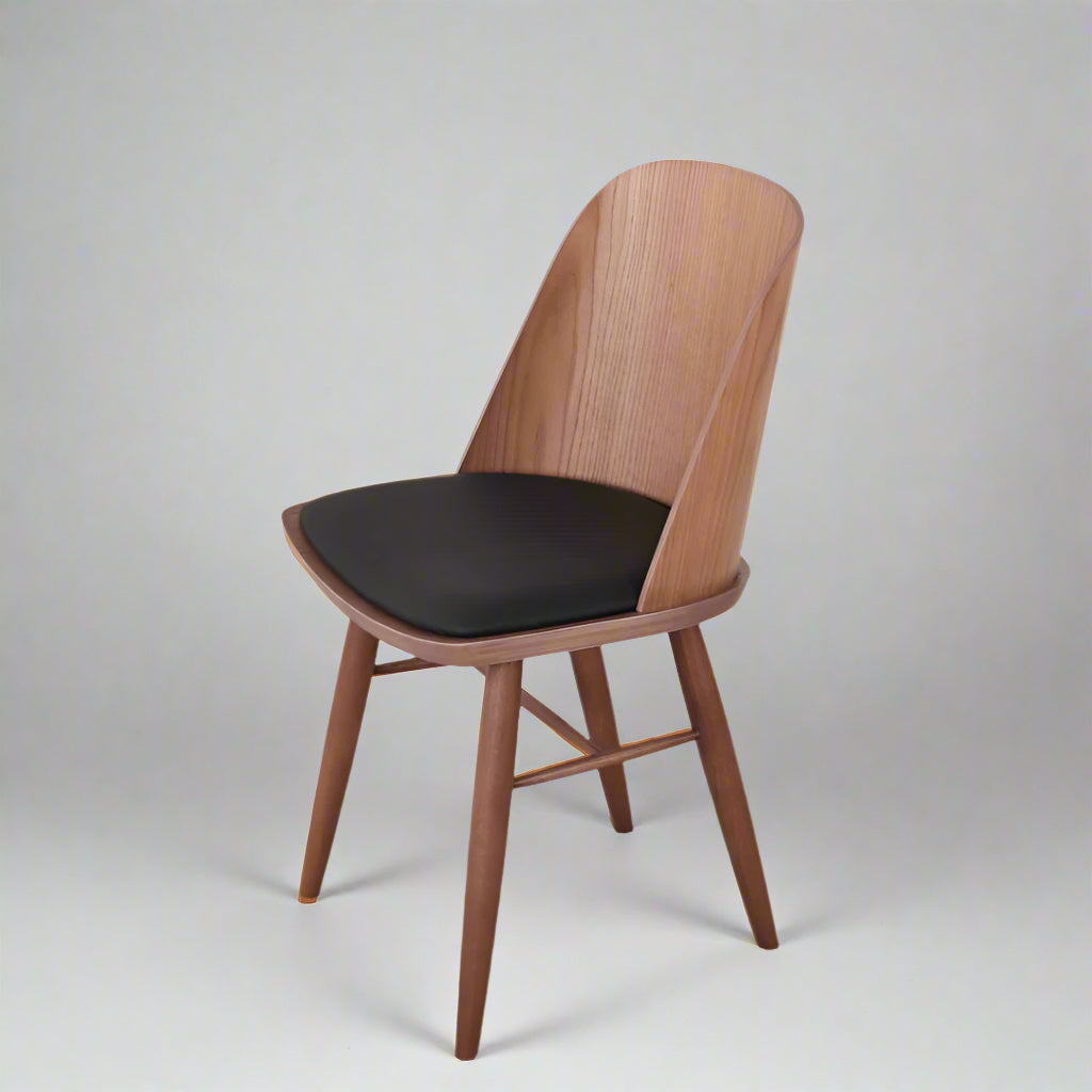 Valian Dining Chair (CH2306) - Custom Solid Wood American Oak Dining Chair Mid-Century Architect-Inspired Scandinavian Minimalist picket and rail