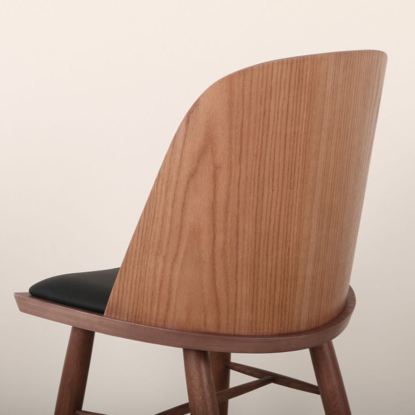 Valian Dining Chair (CH2306) - Custom Solid Wood American Oak Dining Chair Mid-Century Architect-Inspired Scandinavian Minimalist picket and rail