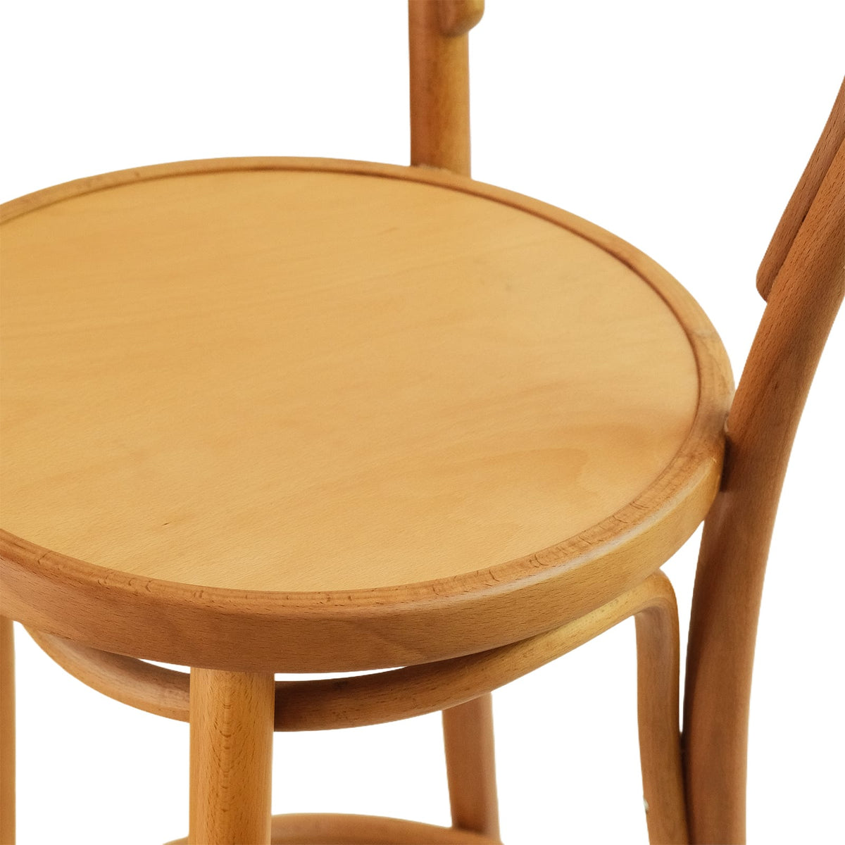 Vienna Bar Chair (BS14A) Parisian Style Solid Wood American Beech Bentwood Dining Chair - Walnut/Oak/Black picket and rail