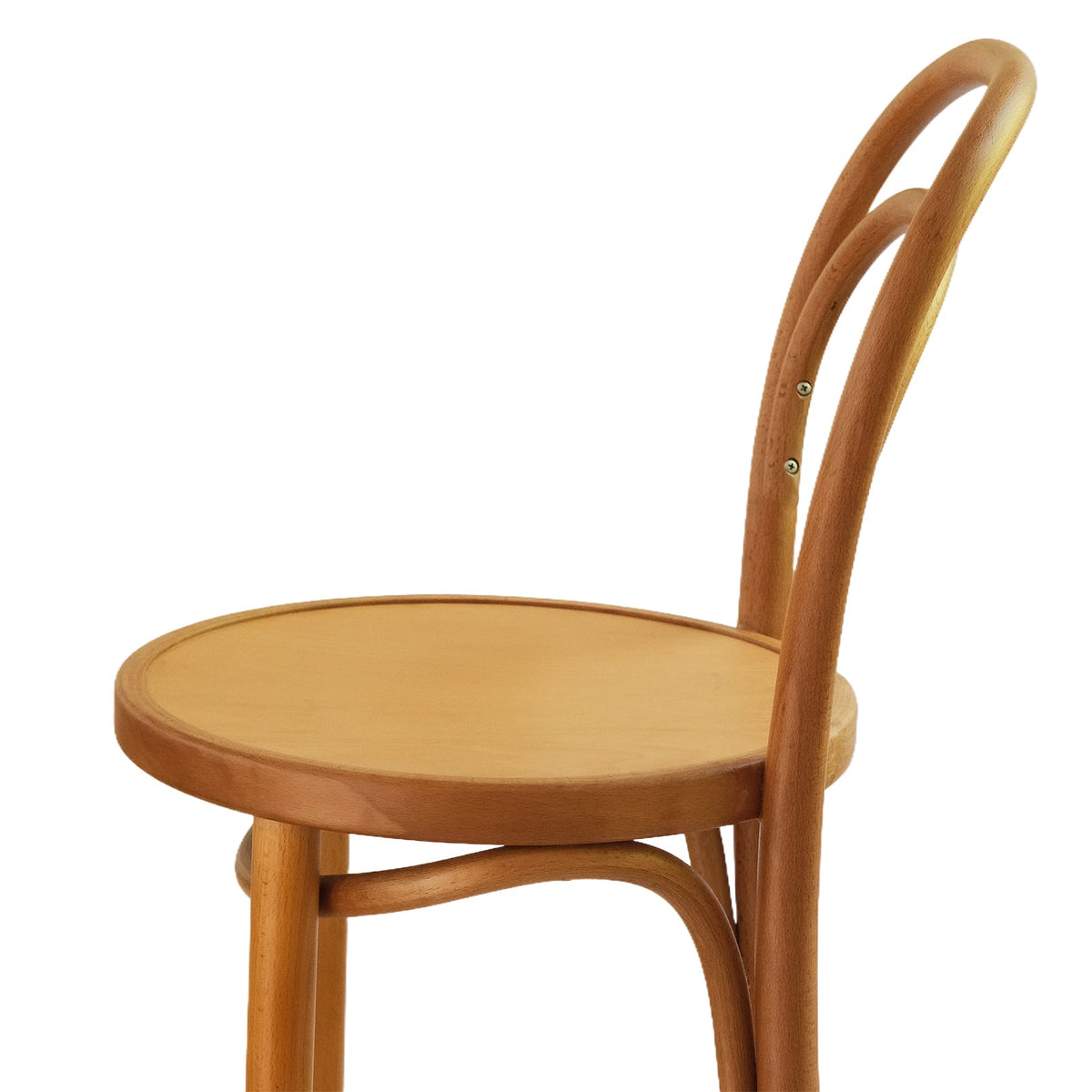 Vienna Bar Chair (BS14A) Parisian Style Solid Wood American Beech Bentwood Dining Chair - Walnut/Oak/Black picket and rail