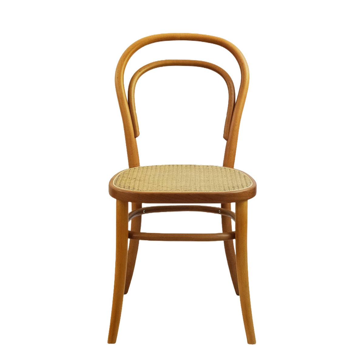 Vienna (CH14A) Parisian Style Solid Wood American Beech Bentwood Dining Chair - Walnut/Oak/Black picket and rail