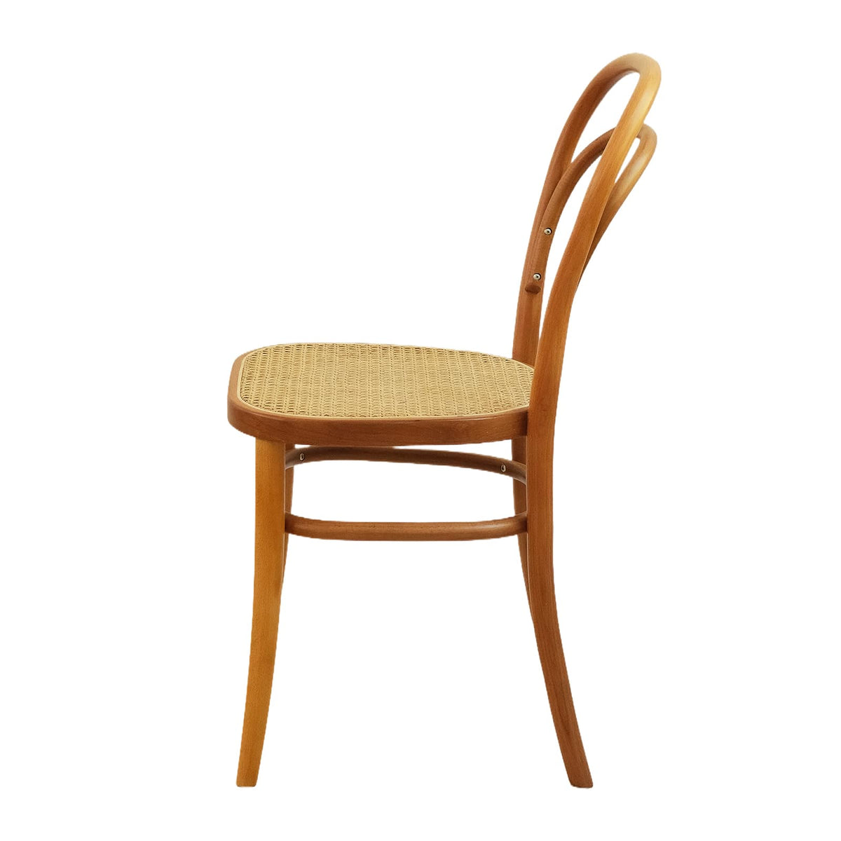 Vienna (CH14A) Parisian Style Solid Wood American Beech Bentwood Dining Chair - Walnut/Oak/Black picket and rail