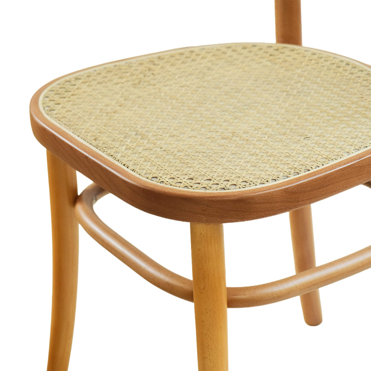 Vienna (CH14A) Parisian Style Solid Wood American Beech Bentwood Dining Chair - Walnut/Oak/Black picket and rail