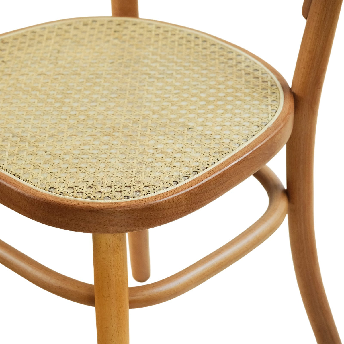 Vienna (CH14A) Parisian Style Solid Wood American Beech Bentwood Dining Chair - Walnut/Oak/Black picket and rail