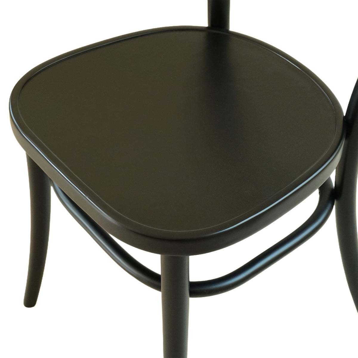 Vienna (CH14A) Parisian Style Solid Wood American Beech Bentwood Dining Chair - Walnut/Oak/Black picket and rail