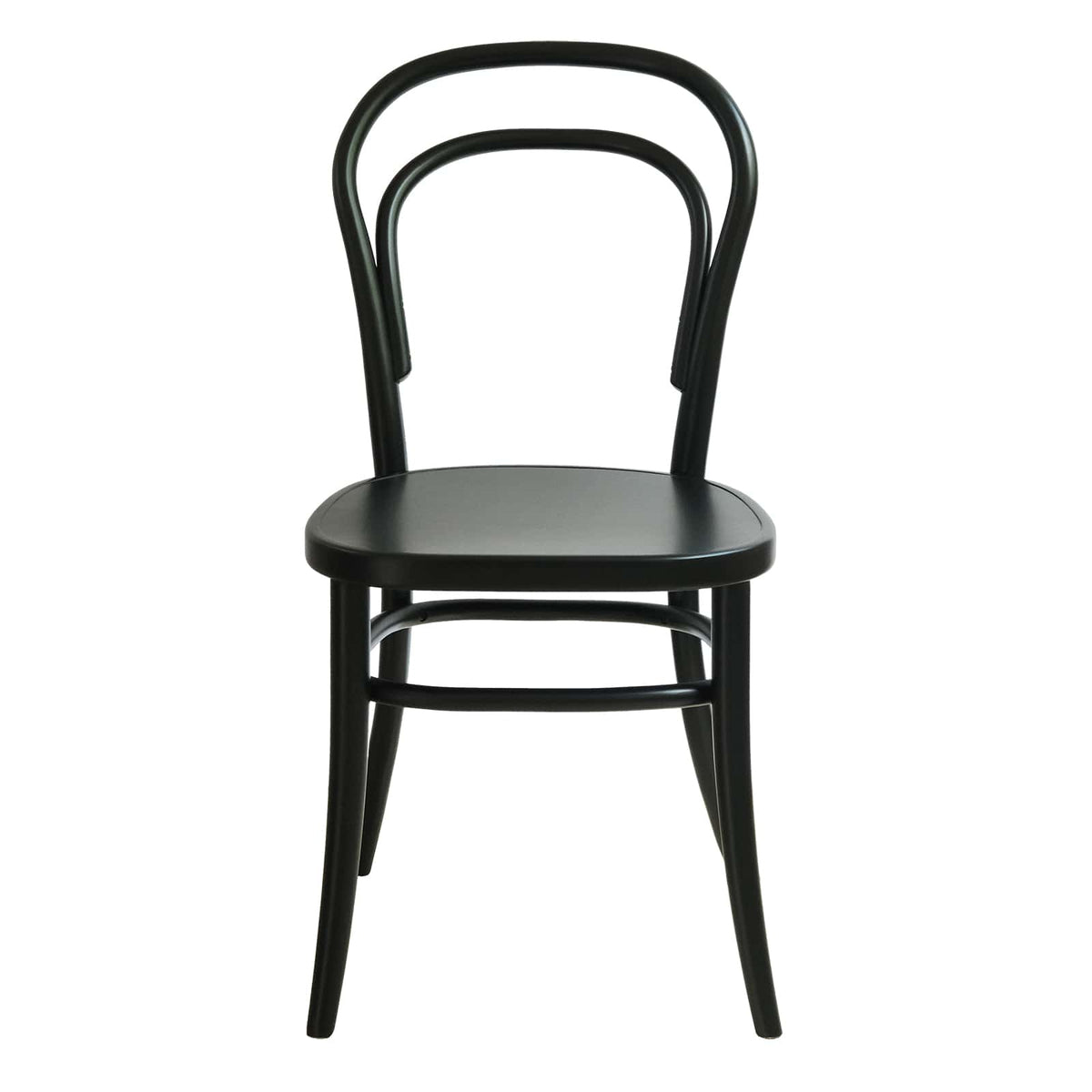 Vienna (CH14A) Parisian Style Solid Wood American Beech Bentwood Dining Chair - Walnut/Oak/Black picket and rail