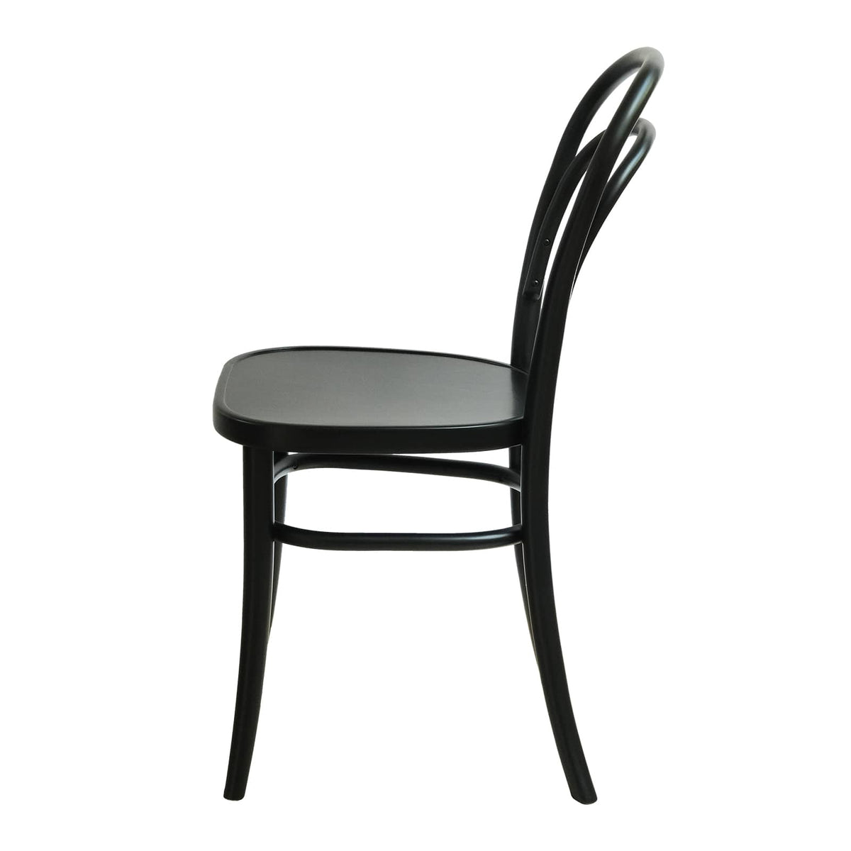 Vienna (CH14A) Parisian Style Solid Wood American Beech Bentwood Dining Chair - Walnut/Oak/Black picket and rail