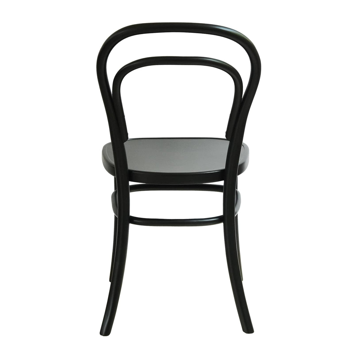Vienna (CH14A) Parisian Style Solid Wood American Beech Bentwood Dining Chair - Walnut/Oak/Black picket and rail