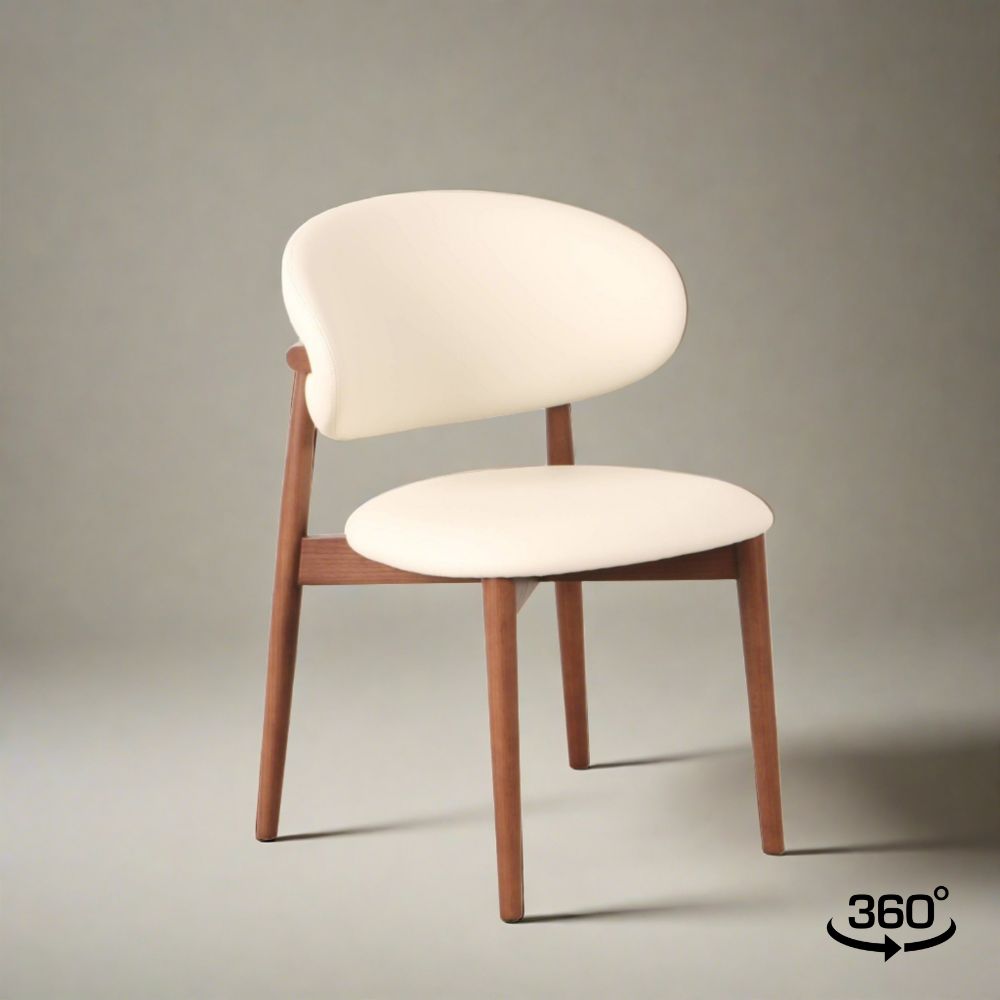 Vista Chair (CH2305) - Custom Solid Wood American Oak Dining Chair Mid-Century Architect-Inspired Scandinavian Minimalist picket and rail