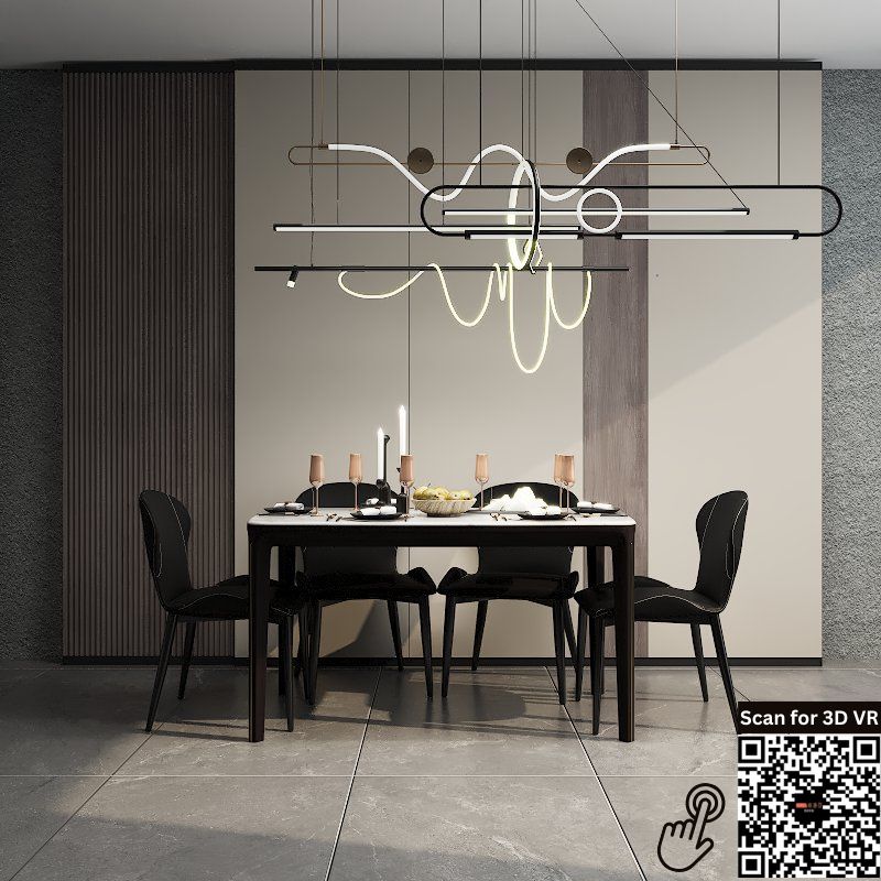 Vistal Stone Series - ZJ Minimalist Design 1.4m Dining Table Set with Sintered Stone Table Top 4-Seater/6-Seater picket and rail