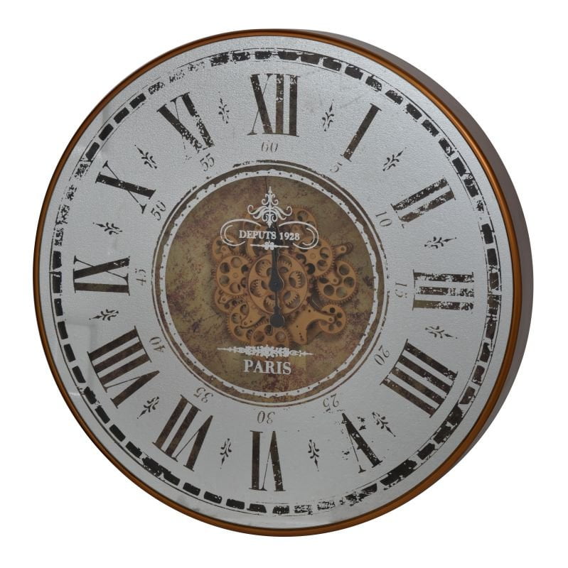 Wall Decoratives - Colossal Clock (38535-1) picket and rail