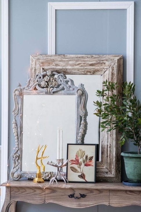 Wall Decoratives - Mirror (40012) picket and rail