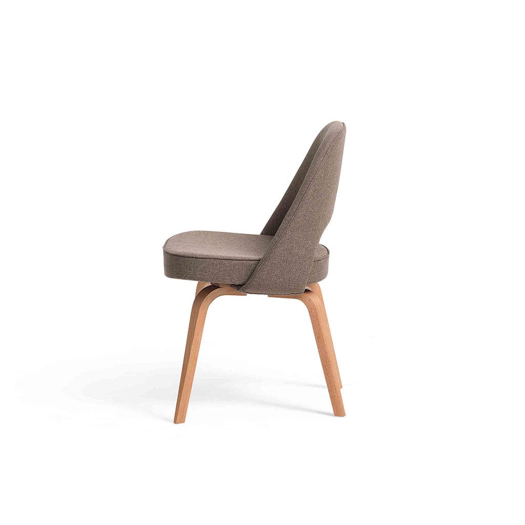 Wooden Dining Chair - Solid American Ash Vegan Leather Upholstered Seat &amp; Back (CH16014) picket and rail