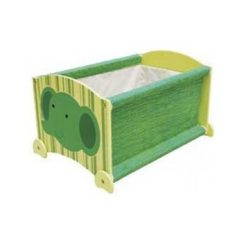 Wooden Stack Up Toy Box - Forest Elephant (IM47230) picket and rail