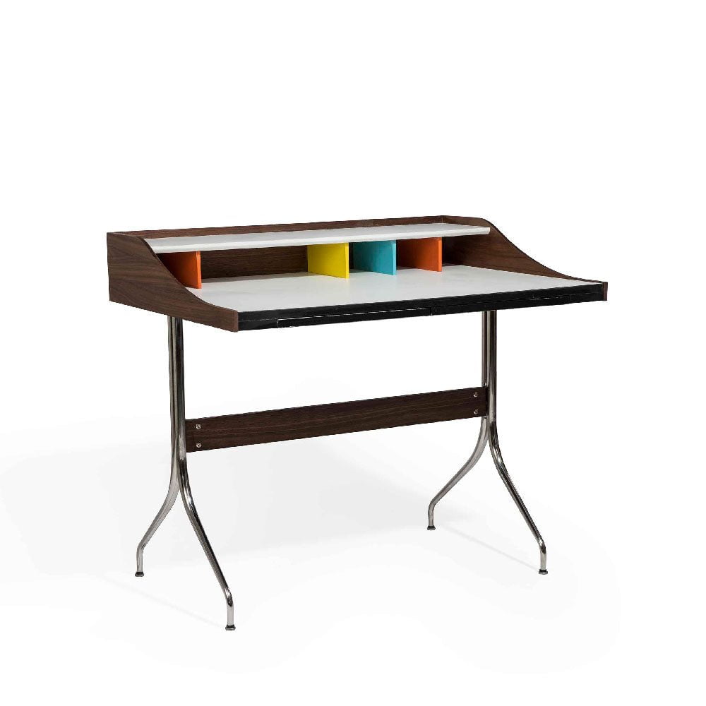 Work Solid Wood Study Desk Table (MCS-OT9407A-WAL) (C2209) picket and rail