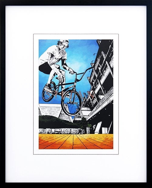 ZhiQiang - Modern Sport III Licensed Print (BQPT935-3) picket and rail